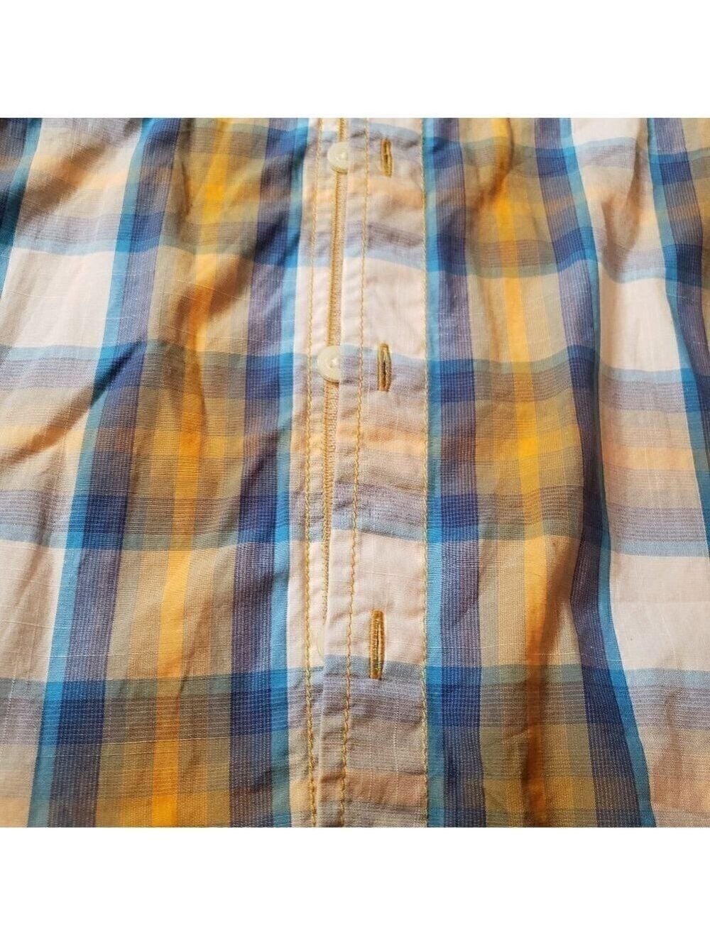 Just Keep Livin Men's Button Up Plaid Shirt - Picture 2 of 8